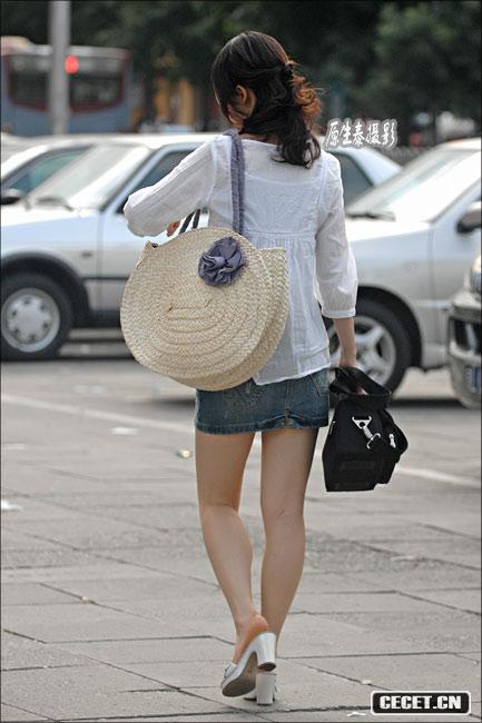 北京街頭短裙短褲美眉