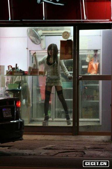 臺灣街頭的檳榔西施