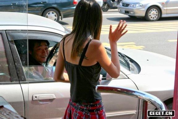 臺灣街頭的檳榔西施