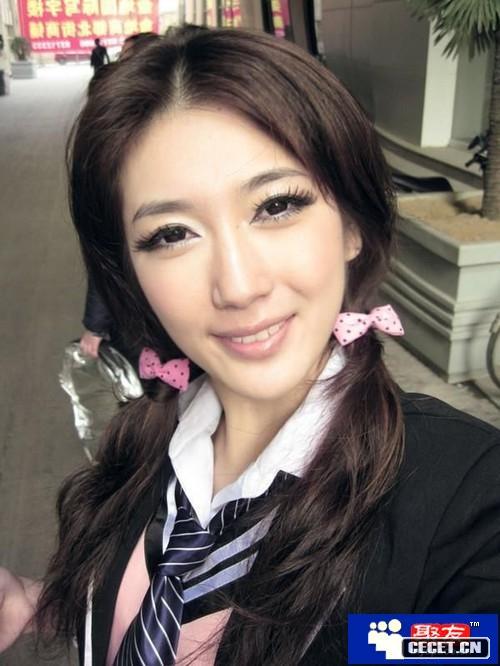 酷像林志玲的清純MM