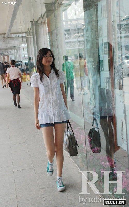 北京西單街拍美腿