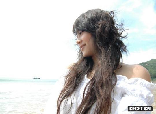 溫州美女蒼南海邊自拍