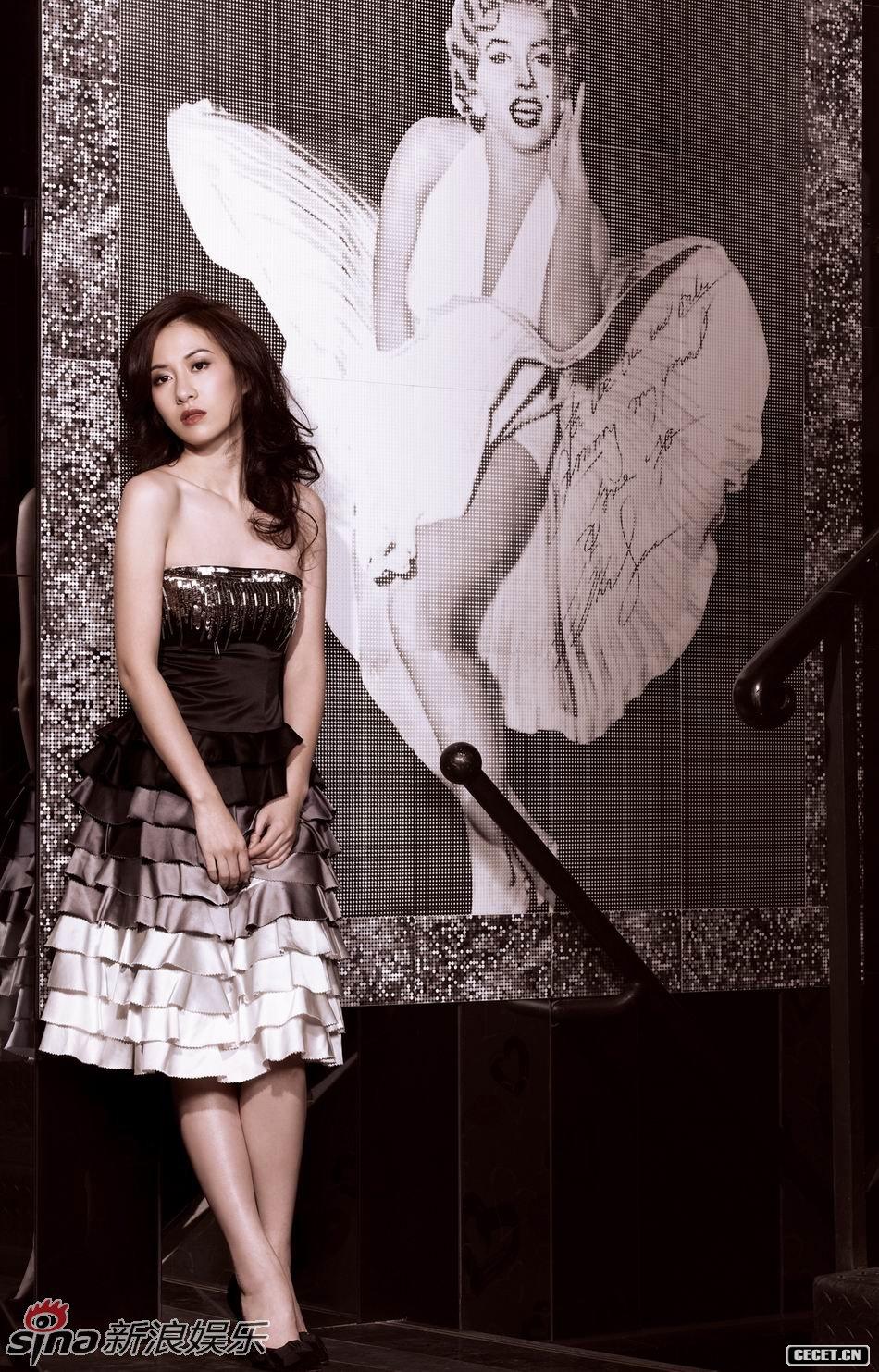 葉璇性感向夢(mèng)露致敬