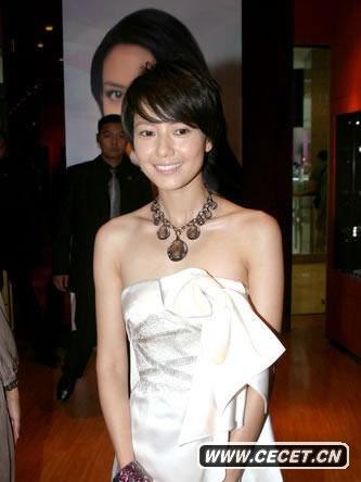 高圓圓手抱胸前防失守