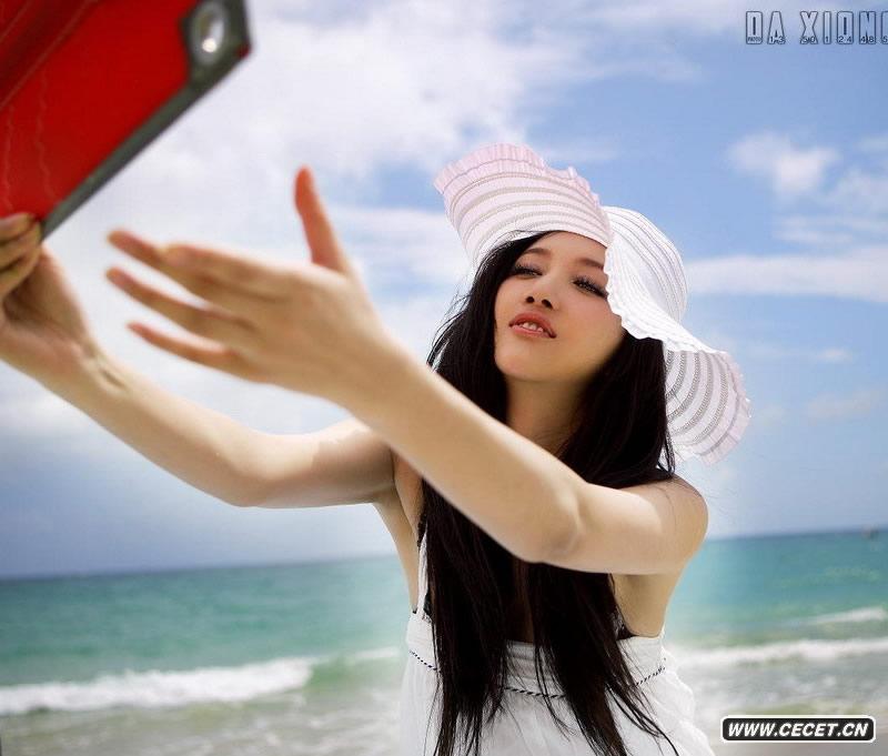 韓雯雯海邊揚帆遠航