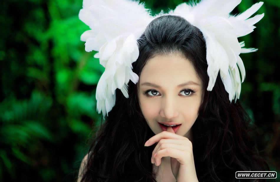 韓雯雯化身綠色天使