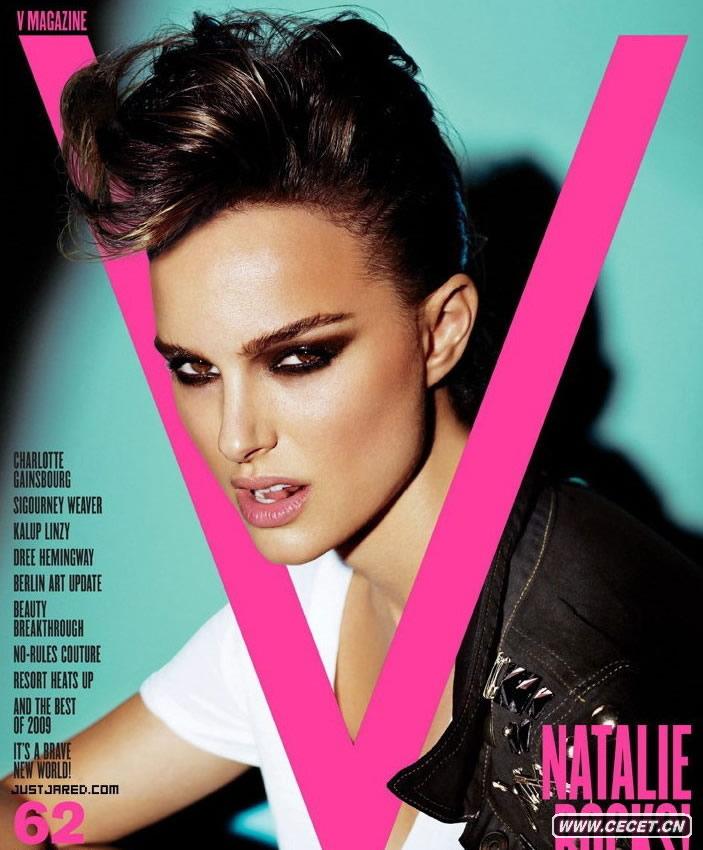 娜塔莉波特曼煙熏妝性感寫(xiě)真