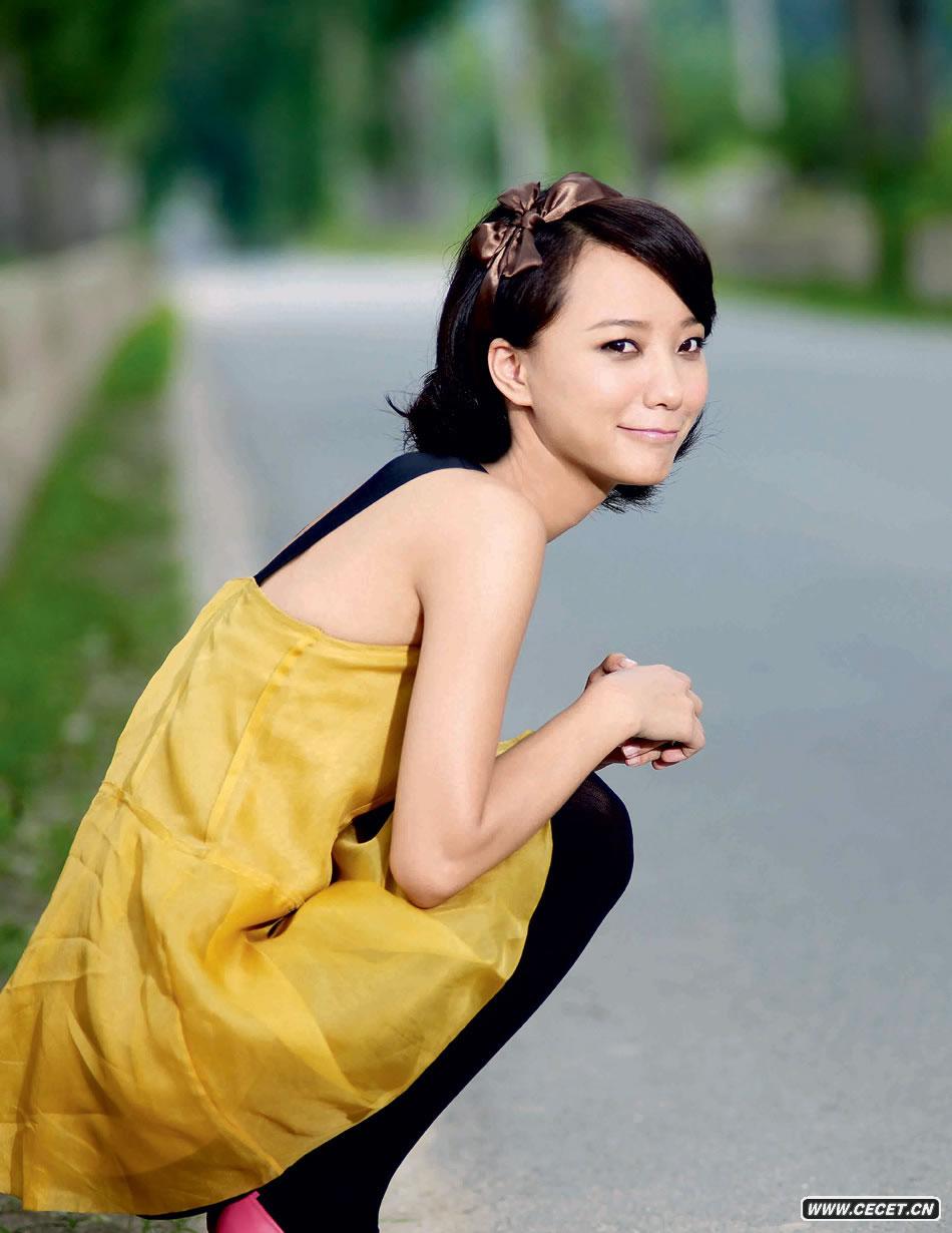 王珞丹化身有機美人