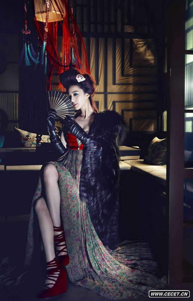 范冰冰大走歐洲宮廷風(fēng)