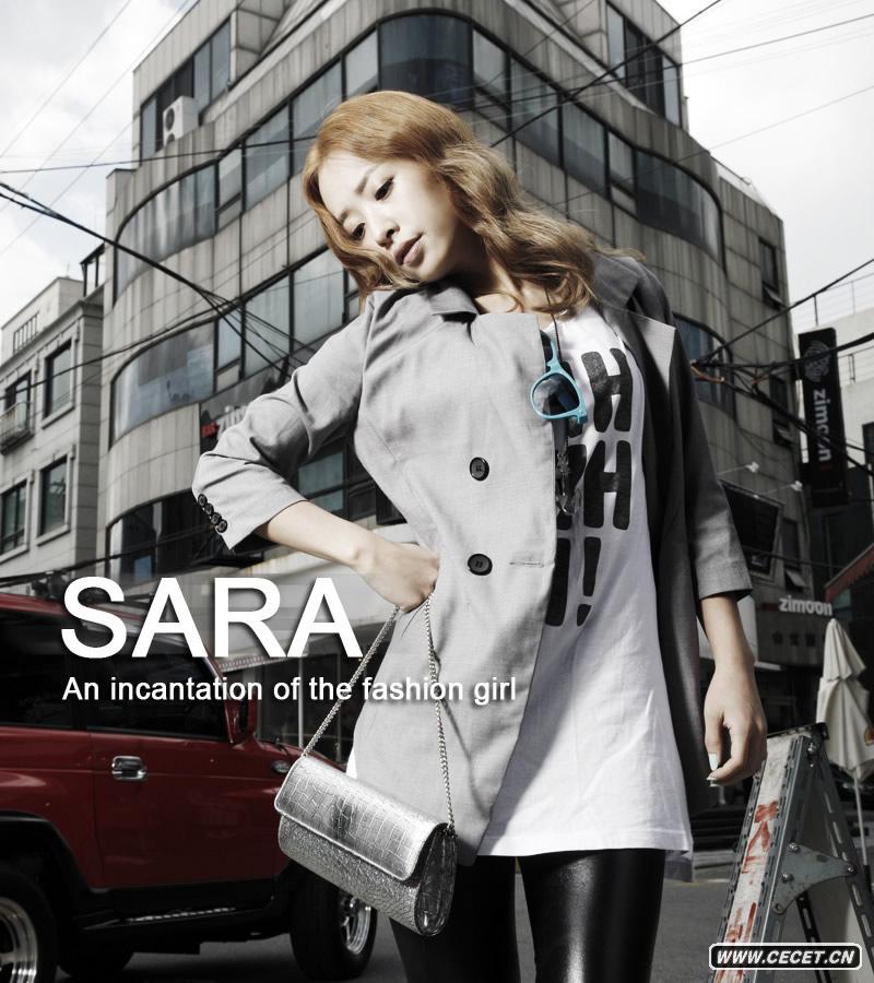 韓星SARA街頭寫(xiě)真大片