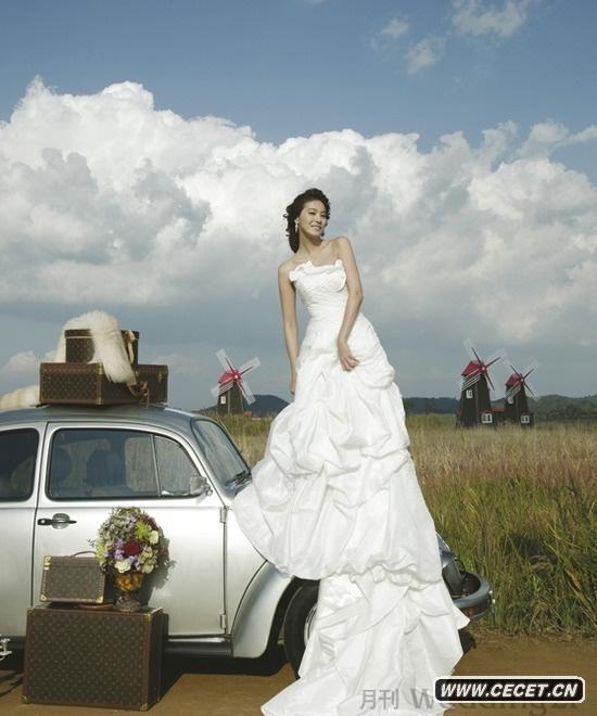 韓星劉仁英婚紗寫(xiě)真