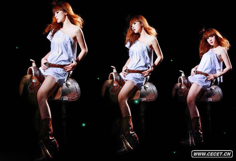 柳巖執鞭劈腿演繹極致性感