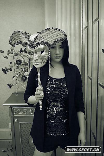 孟瑤黑白寫(xiě)真秀華麗香閨