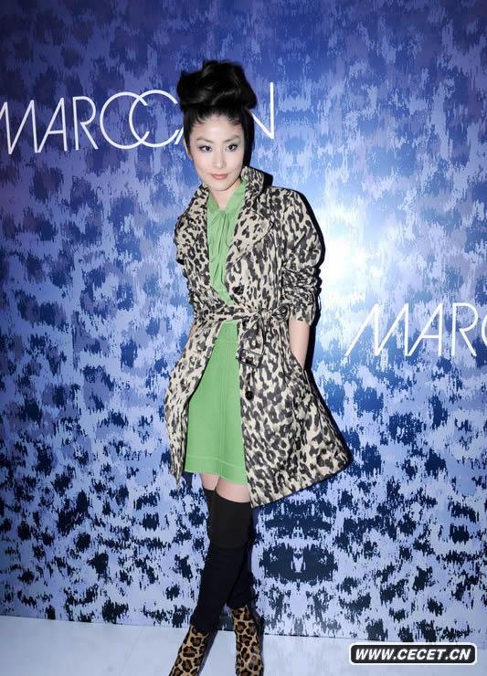 陳慧琳豹紋裝貴氣走秀