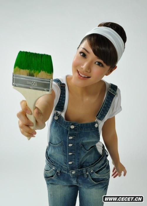 鄧家佳拍廣告清新可人