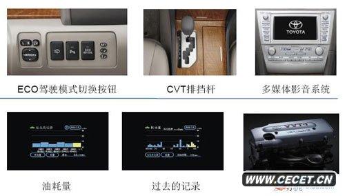 混動(dòng)凱美瑞內飾配置