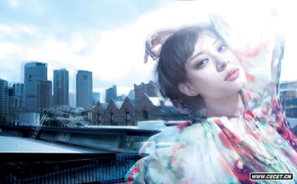 孫儷春裝大片變身空姐