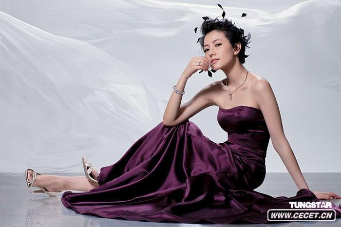 高圓圓演繹高貴晚裝