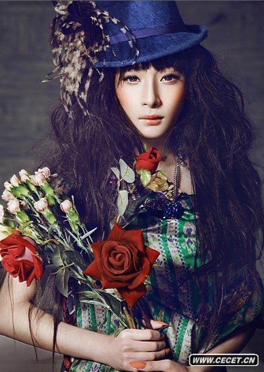 楊冪全新復古寫(xiě)真