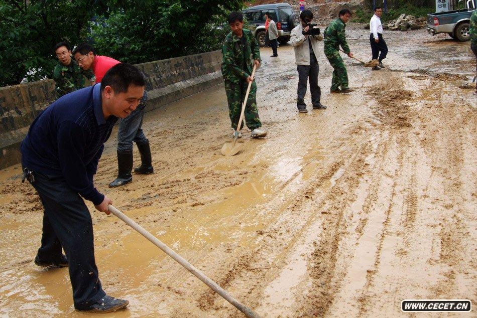 貴州德江縣遭受洪澇災害
