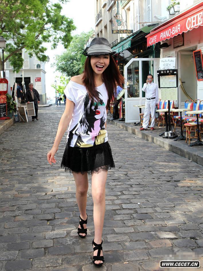 鞏新亮法國街頭秀