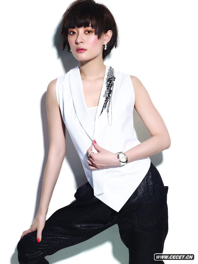 孫儷拍時(shí)尚大片