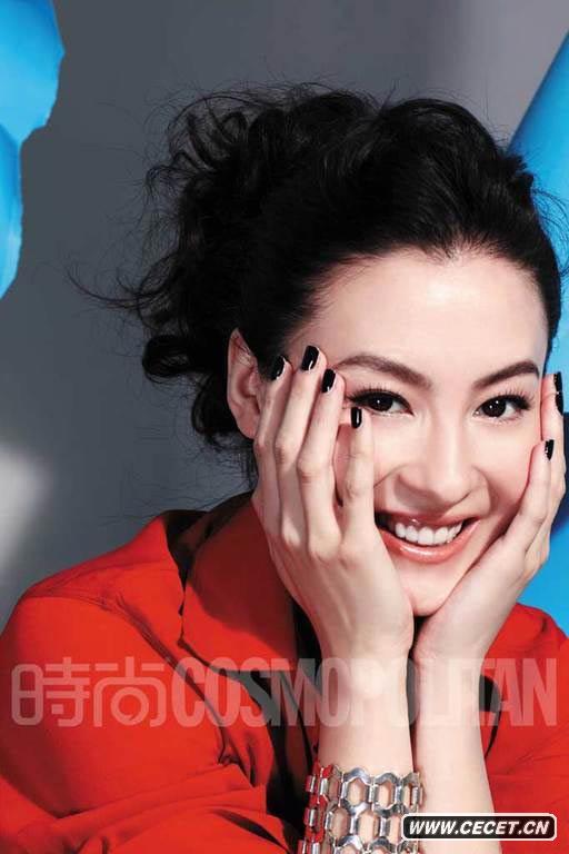 張柏芝寫(xiě)真做最俏辣媽