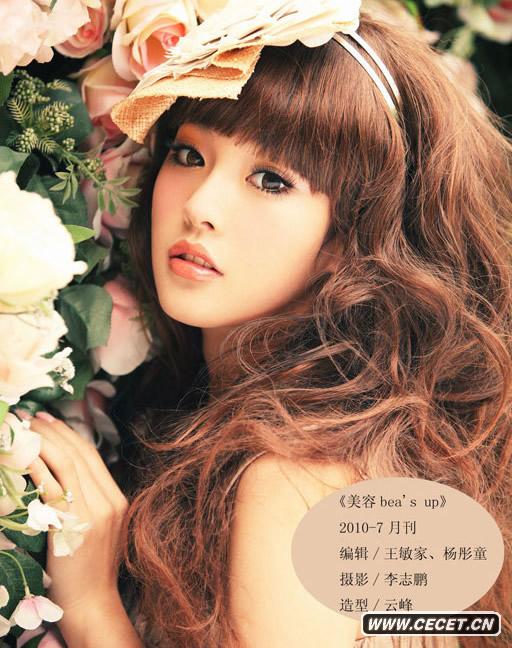 張佳寧造型甜美可人