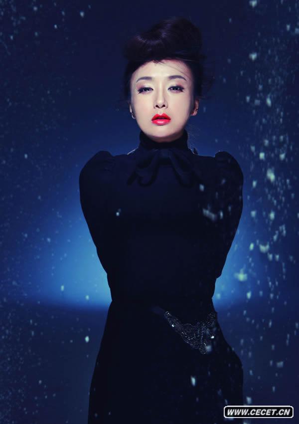 秦嵐變冰雪女王登封面