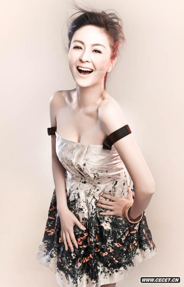 戴嬌倩最新禮服寫(xiě)真