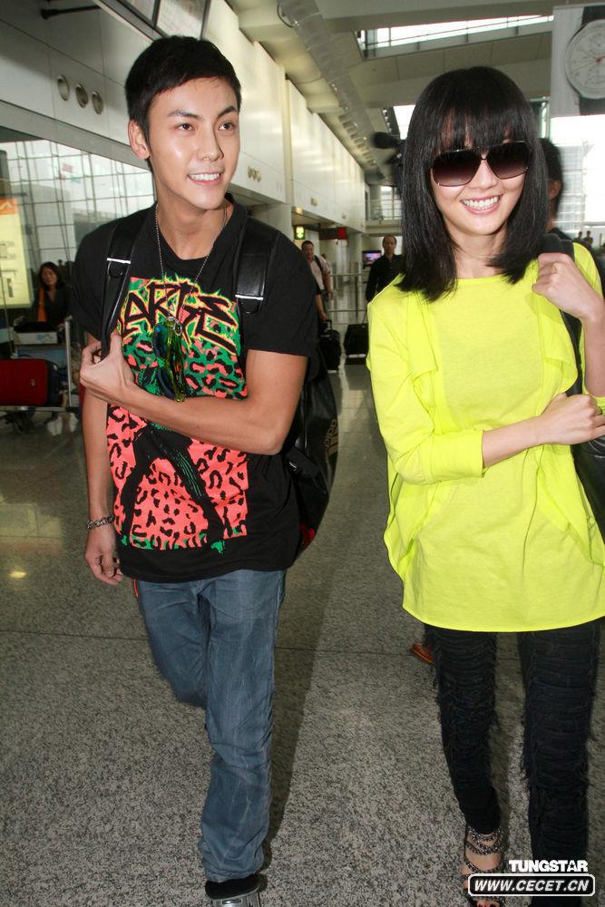 阿Sa陳偉霆親密返港