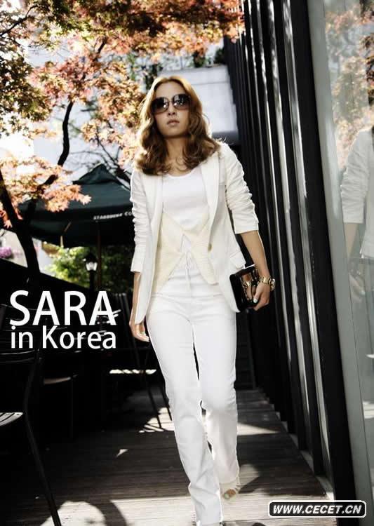 韓星SARA服裝畫(huà)報
