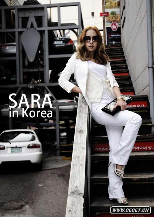 韓星SARA服裝畫(huà)報