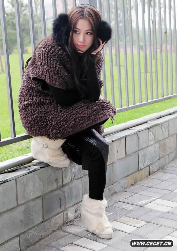張馨予冬季時(shí)尚寫(xiě)真