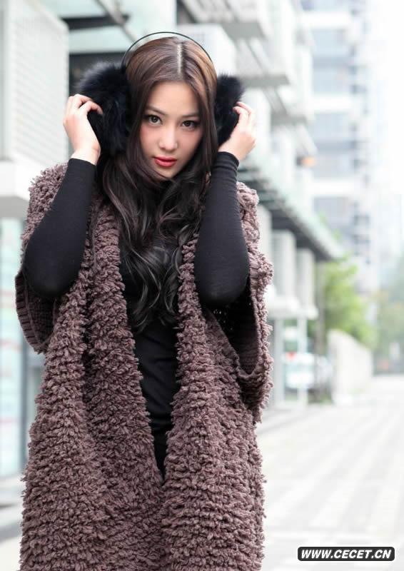 張馨予冬季時(shí)尚寫(xiě)真