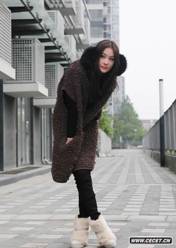 張馨予冬季時(shí)尚寫(xiě)真