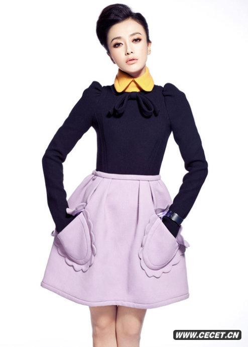 秦嵐摩登英倫造型