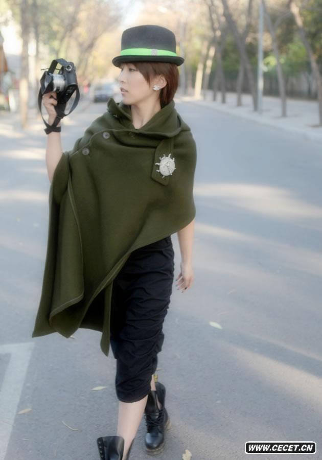 謝楠文藝造型全新亮相