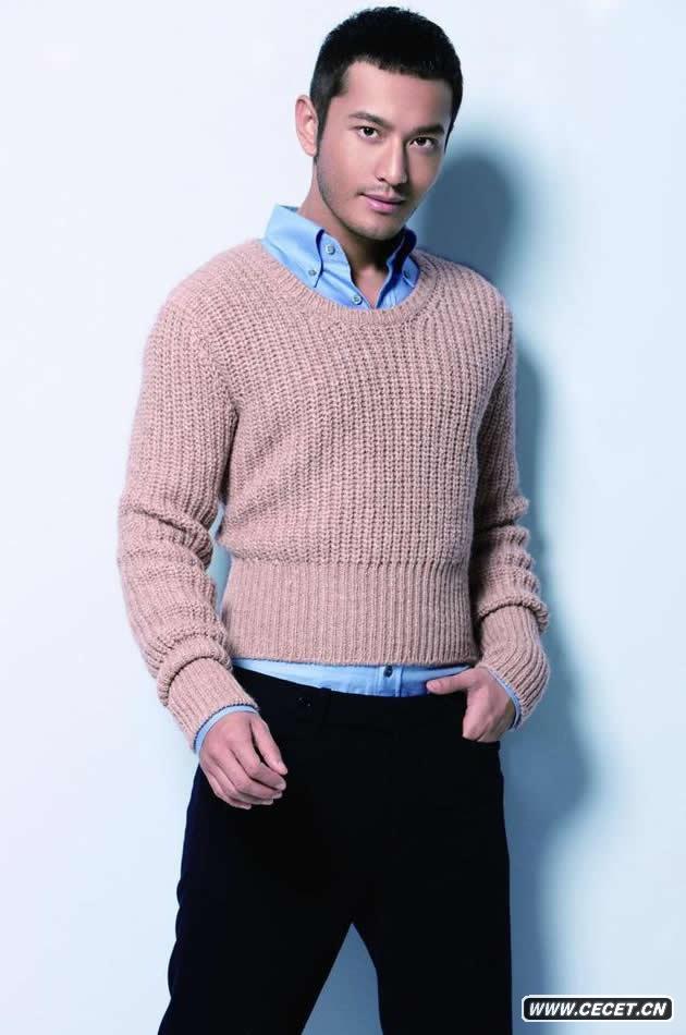 黃曉明拍雜志封面照