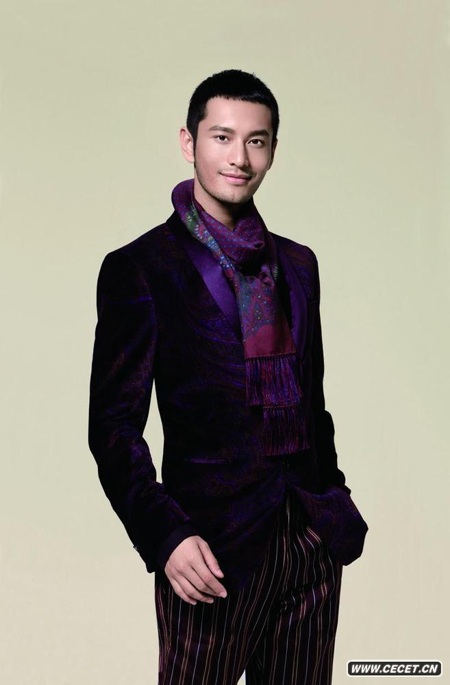 黃曉明登國際時(shí)尚女刊