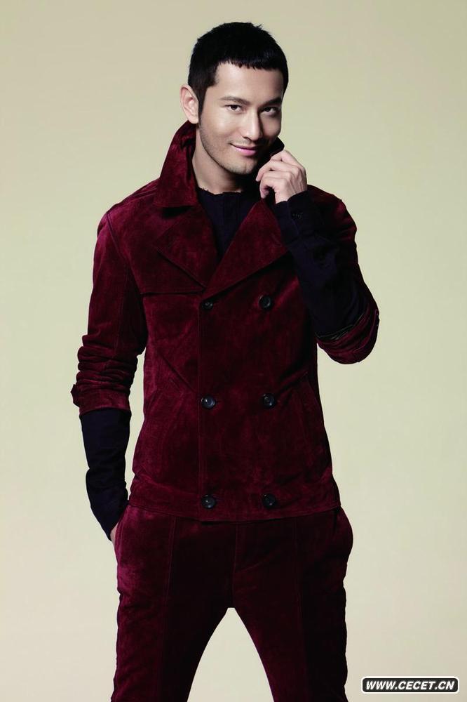 黃曉明登國際時(shí)尚女刊