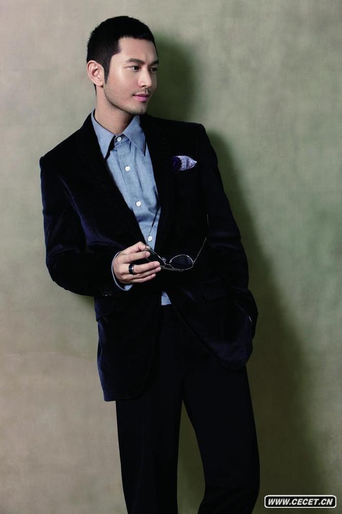 黃曉明登國際時(shí)尚女刊