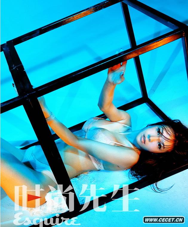 周韋彤拍攝《時(shí)尚先生》寫(xiě)真