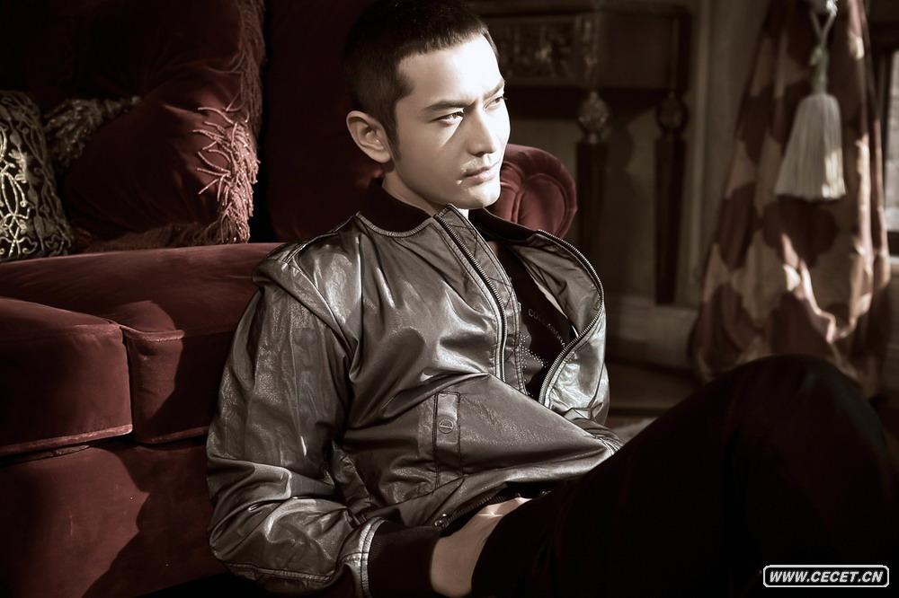 黃曉明拍冬日寫(xiě)真