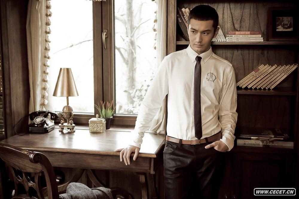 黃曉明拍冬日寫(xiě)真