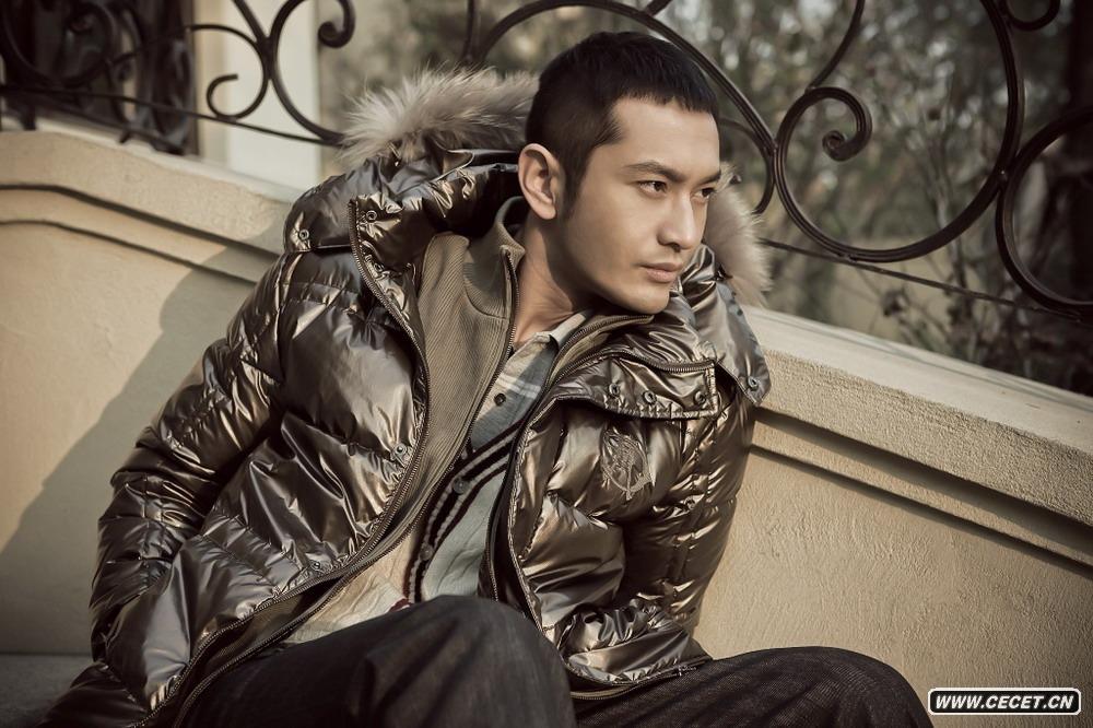 黃曉明拍冬日寫(xiě)真