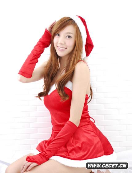 “宅男女神”周韋彤圣誕寫(xiě)真