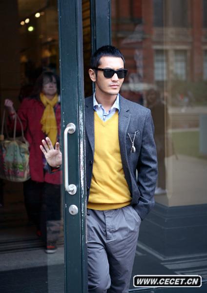 黃曉明倫敦時(shí)尚之旅