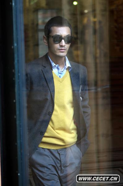 黃曉明倫敦時(shí)尚之旅