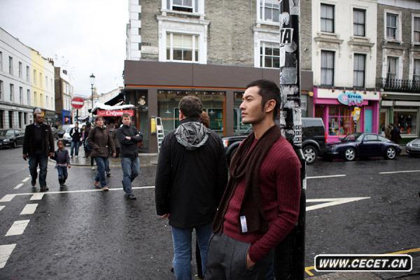 黃曉明倫敦時(shí)尚之旅